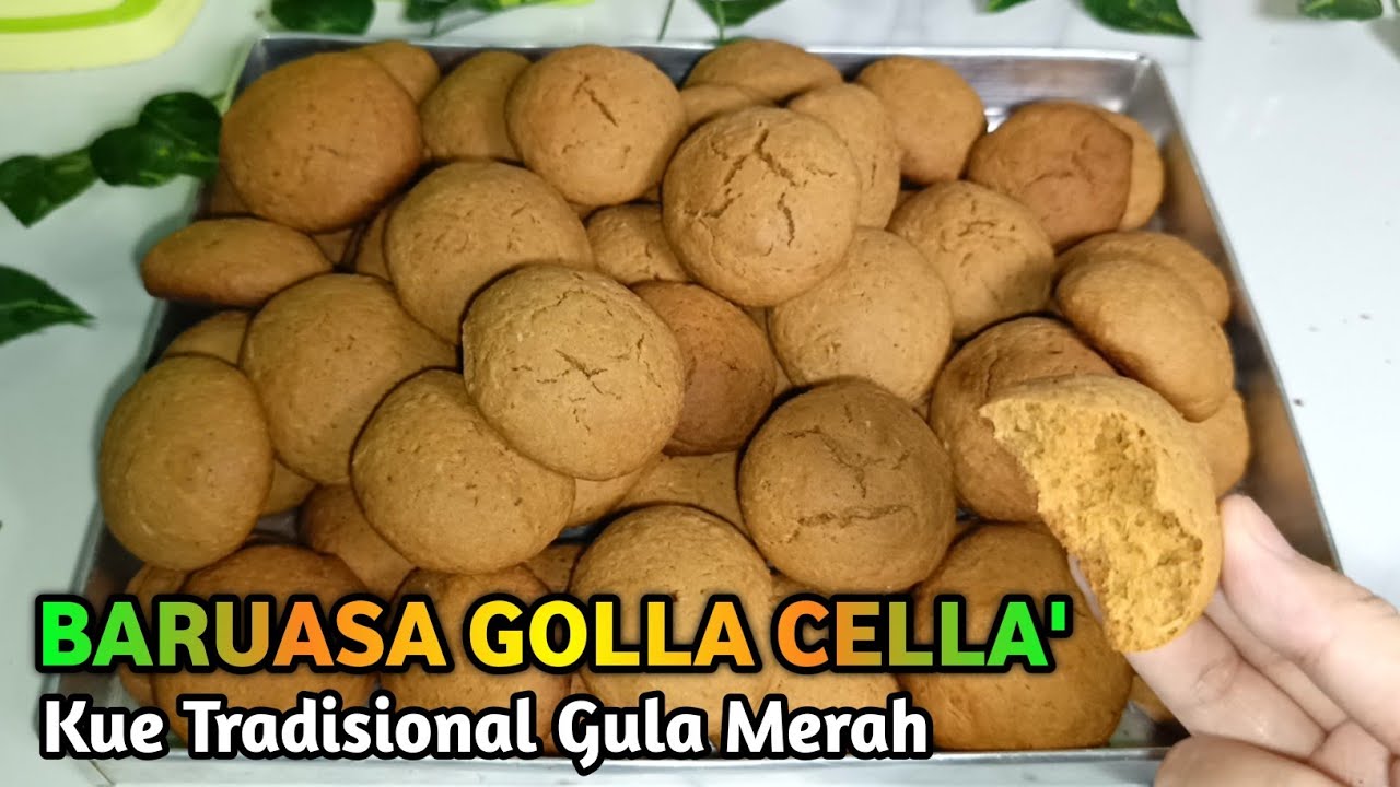 Resep Kue Tradisional Baruasa Golla Cella' atau Gula Merah