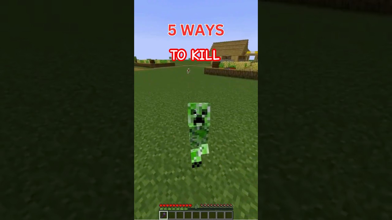 5 способов убить крипера в Minecraft