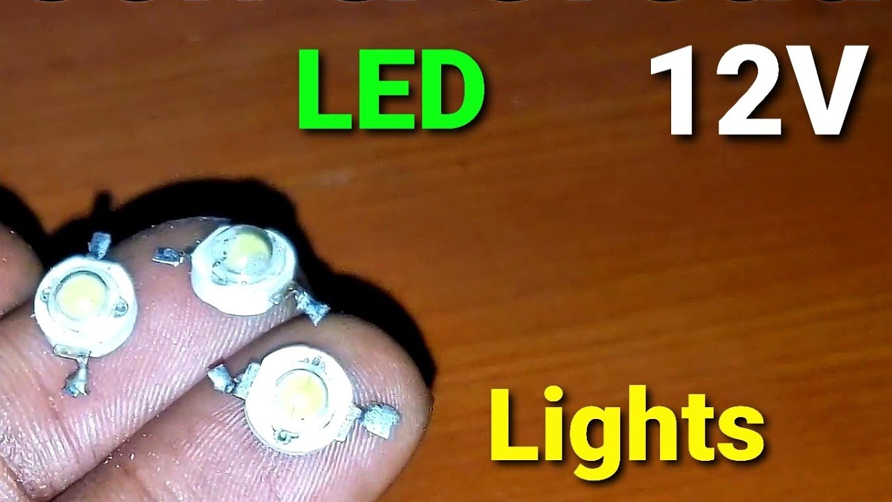 How to make 12v led light at home