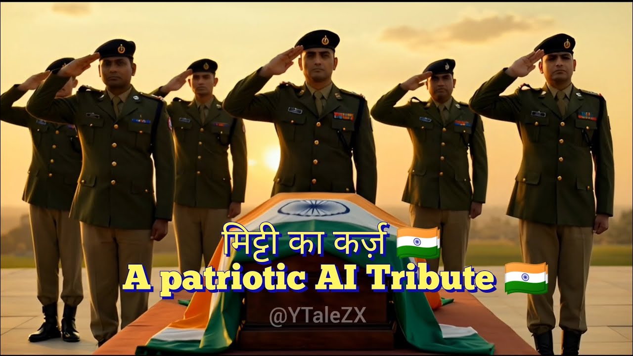 Mitti Ka Karz🇮🇳 | AI Generated Patriotic Tribute to Indian Army | |Yuktitales| #indianarmy #aisong 