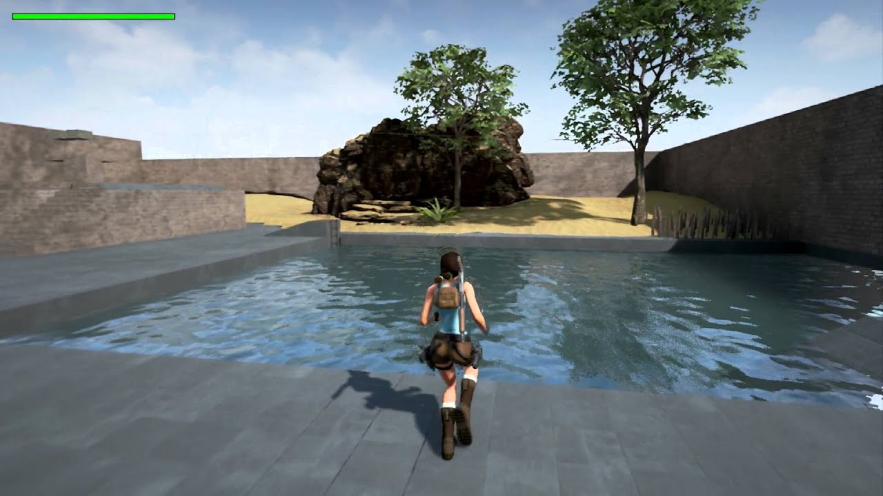 Tomb Raider The Dagger Of Xian test gameplay UE4