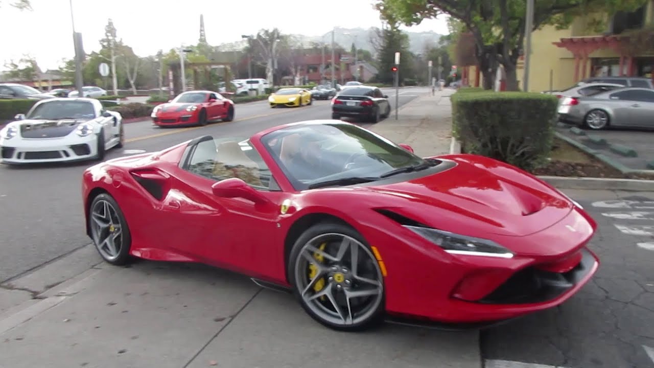 New 2022 Ferrari F8 Spider (w/ startup, roof operation)