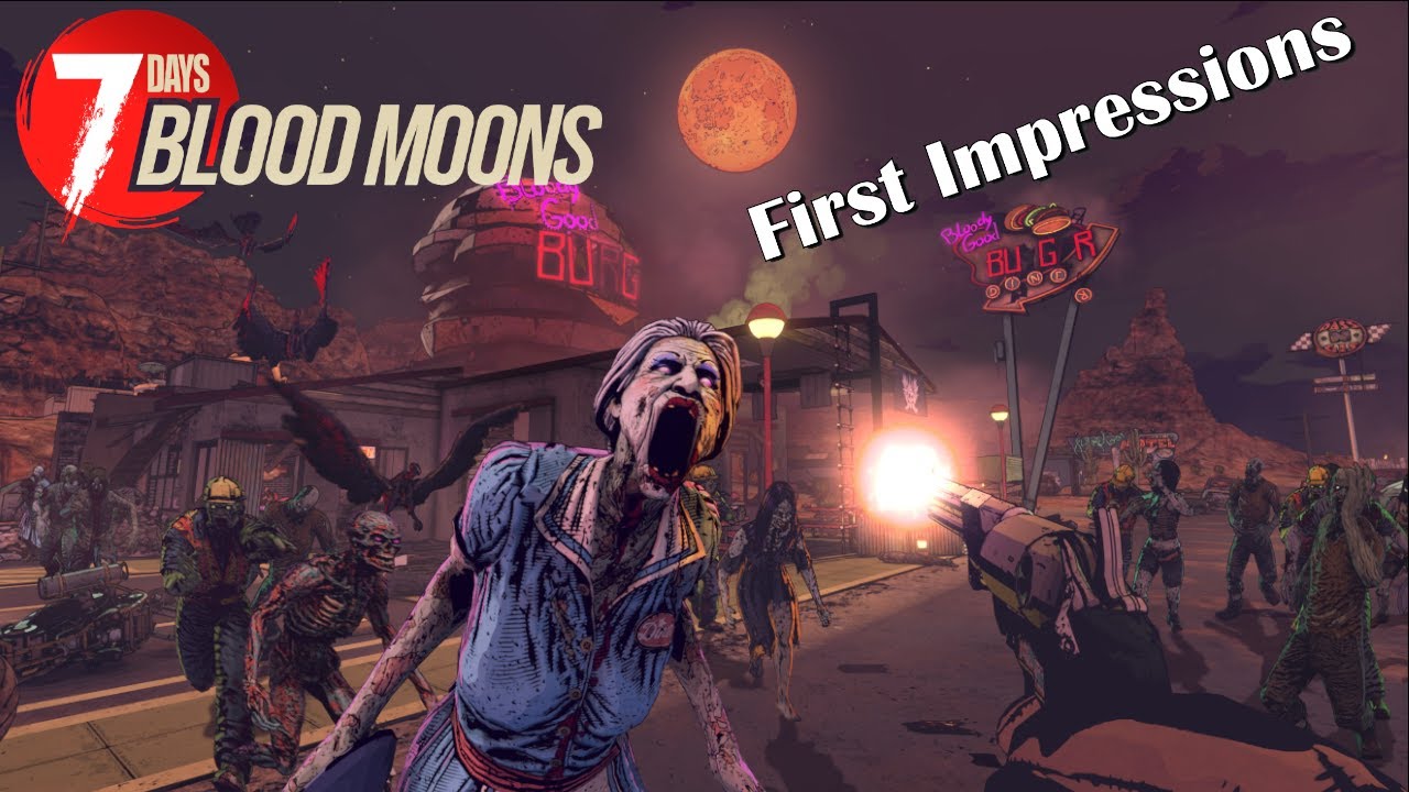 Эта функция одиночного режима не имеет смысла — геймплей 7 Days Blood Moons