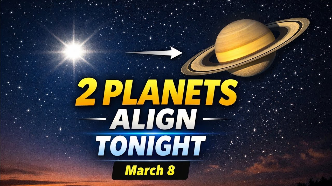 Venus&ndash;Saturn Conjunction: A Beautiful Sky Event on March 8, 2026