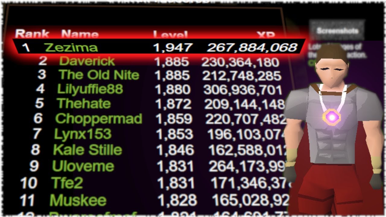 The Most Famous Runescape Player | Zezima