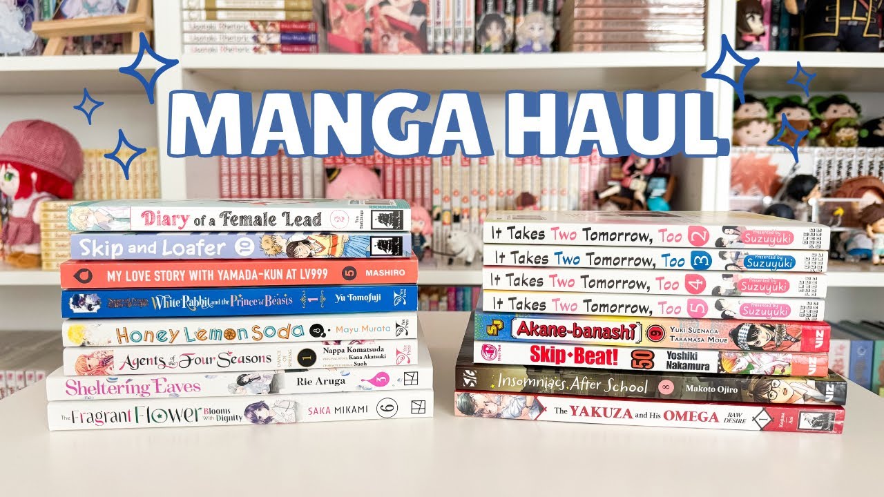 my super discounted manga haul (everything for under $100)!!
