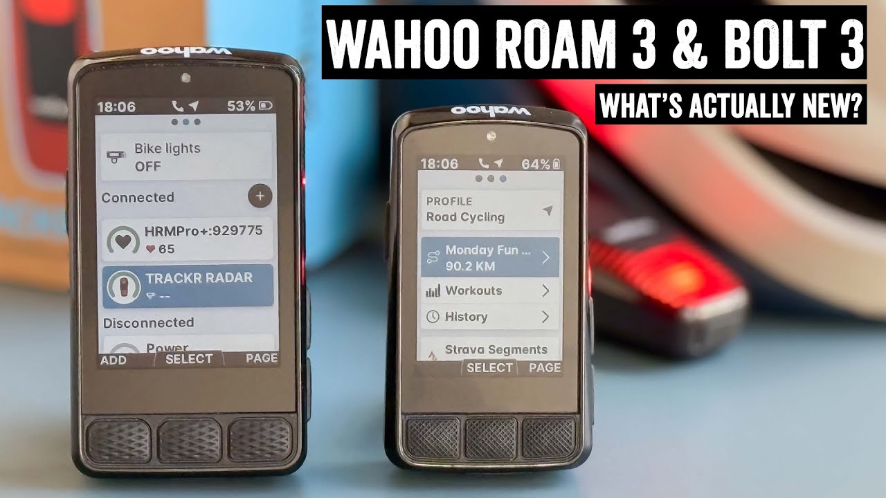 Wahoo ROAM 3 & BOLT 3 Hands-on: Everything New Detailed!