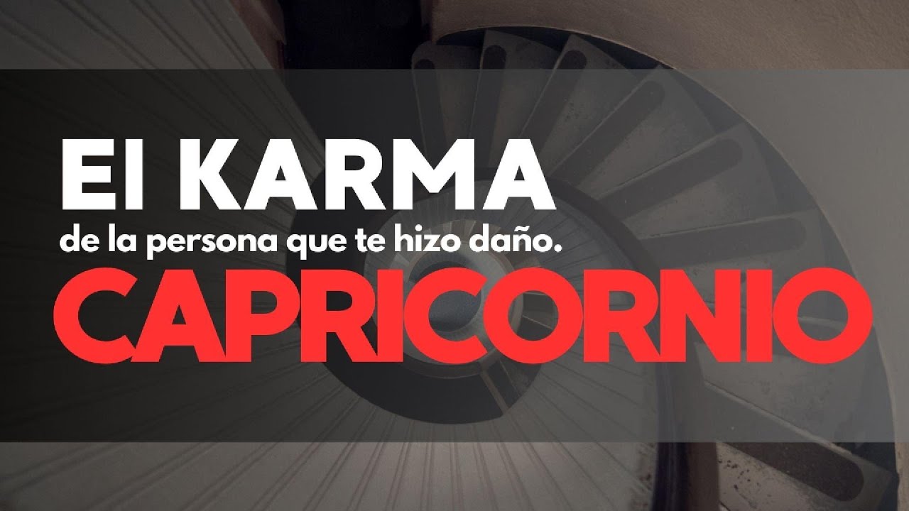 CAPRICORNIO ♑️ El KARMA se activa, la persona que te da&ntilde;&oacute; enfrentar&aacute; su verdad.Nadie escapa.