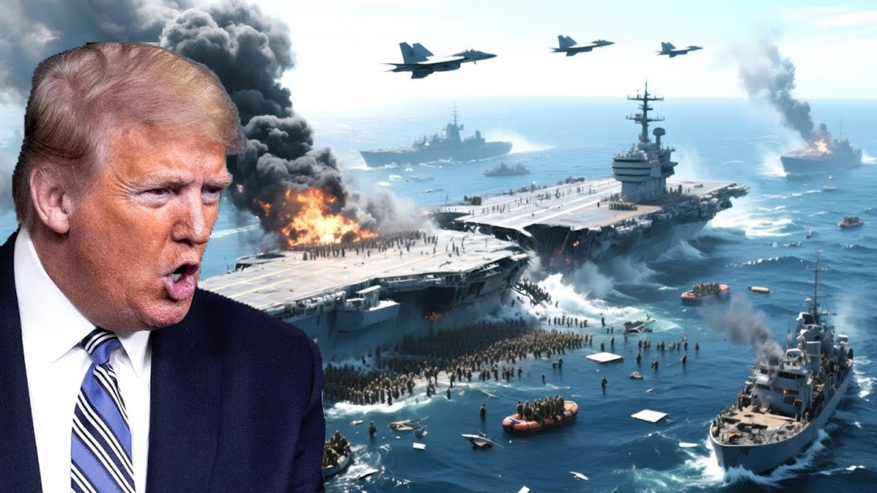 Just Happened! NATO Sinks Russian Aircraft Carrier & Cargo Ship Carrying 10,500 North Korean Troops!