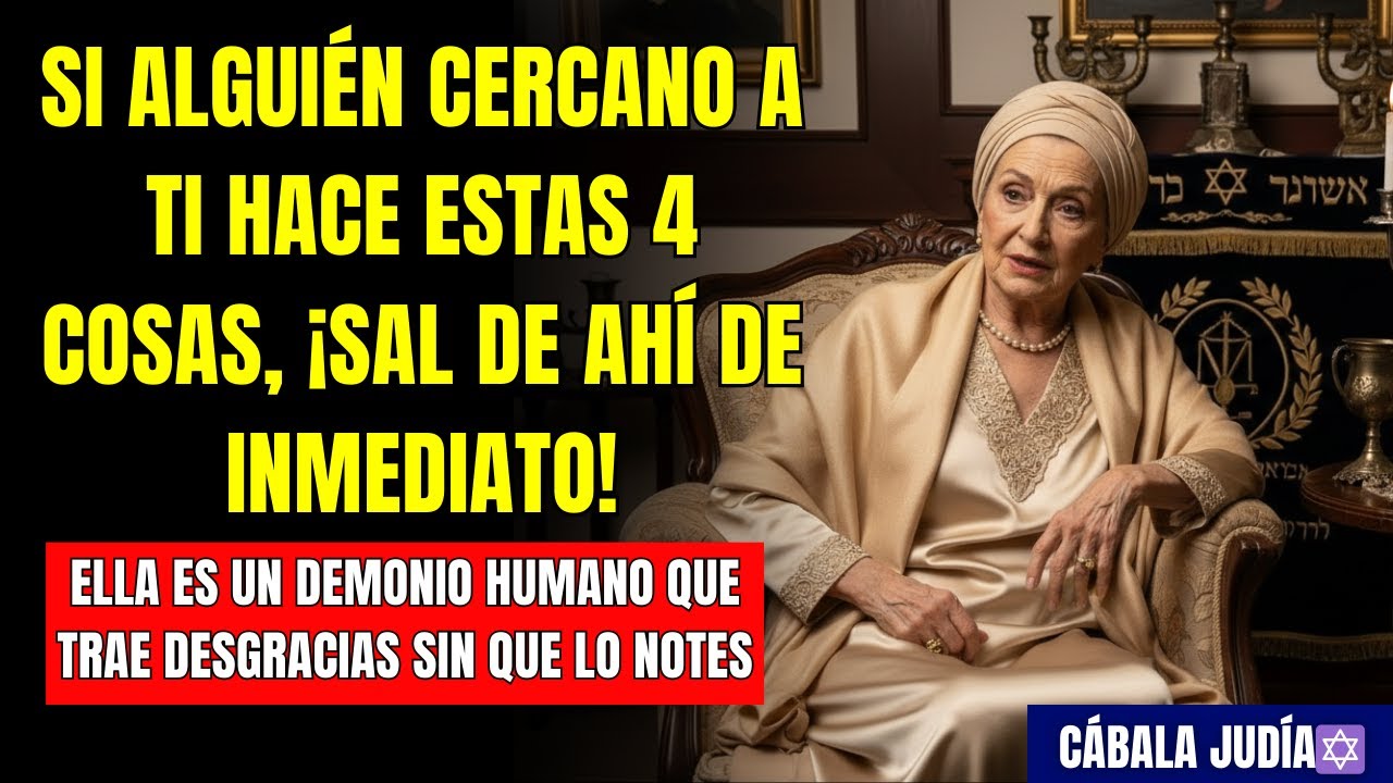 &iexcl;CUIDADO! 4 Se&ntilde;ales De Un Demonio Humano En Tu Vida Que Atrae Pobreza Y Mala Suerte | C&aacute;bala Jud&iacute;a