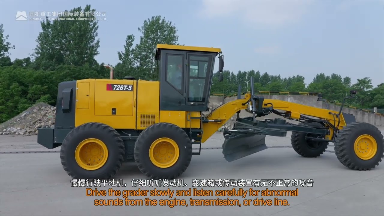726T-5 Motor Grader User Manual(SINOMACH MOTOR GRADER)