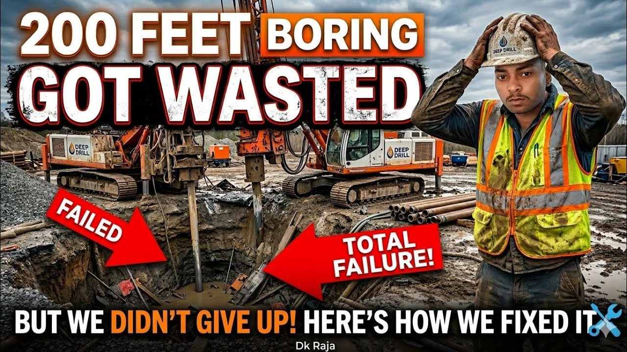 Don’t Make This Mistake! ❌ Our 200ft Borehole Failed & How We Fixed It 🛠️ #vlogbydurgesh 