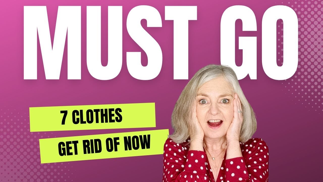 WHAT SHOULD 50 YEAR OLDS NOT HAVE IN THEIR WARDROBE (Closet Declutter )   ~ Over 50 Fashion