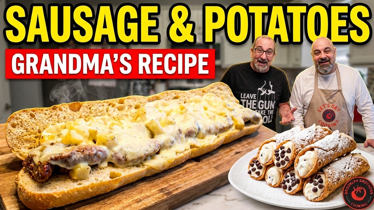 Indulge in Grandma's Timeless Italian Sausage & Potatoes | Cannoli Cream Recipe