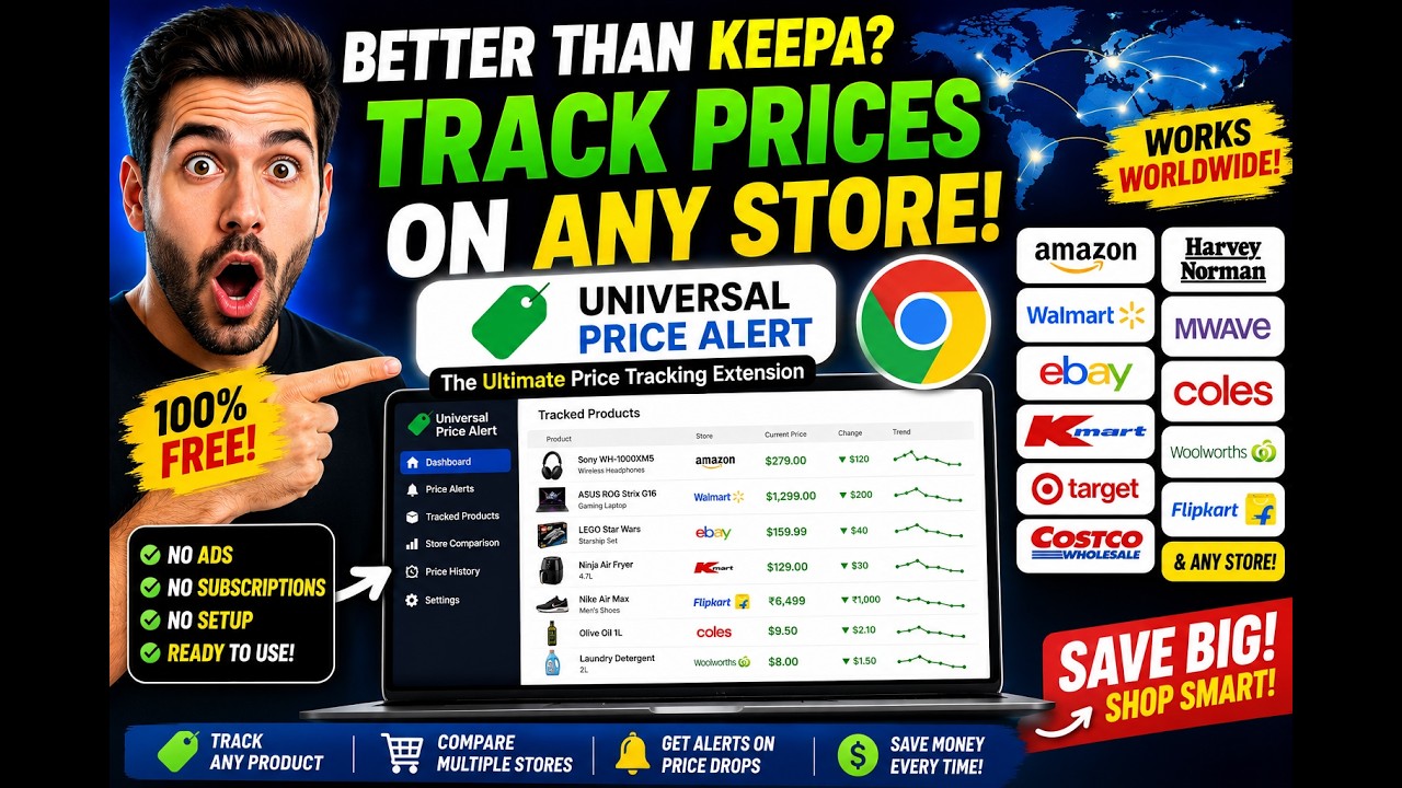 Stop Using Keepa! This FREE Tool Tracks Prices on ANY Online Store Worldwide