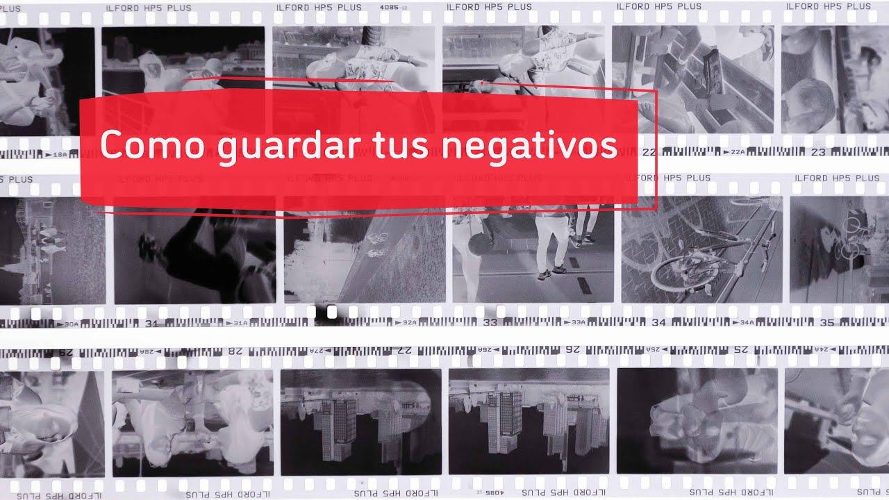 como guardar tus negativos