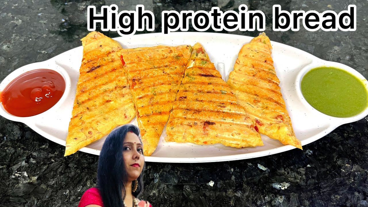 No bread High protein sandwiches recipe | no oil healthy breakfast recipe. 