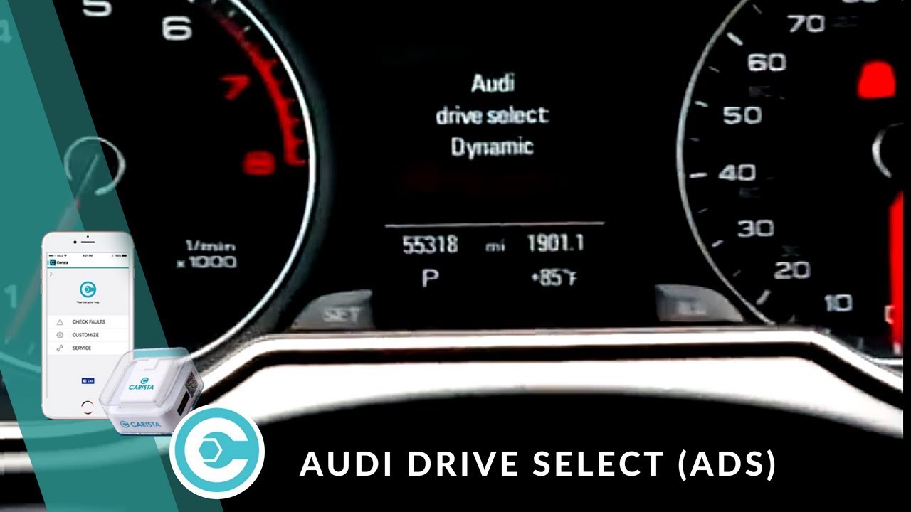 Enabling ADS (Audi Drive Select) settings on A4 with Carista