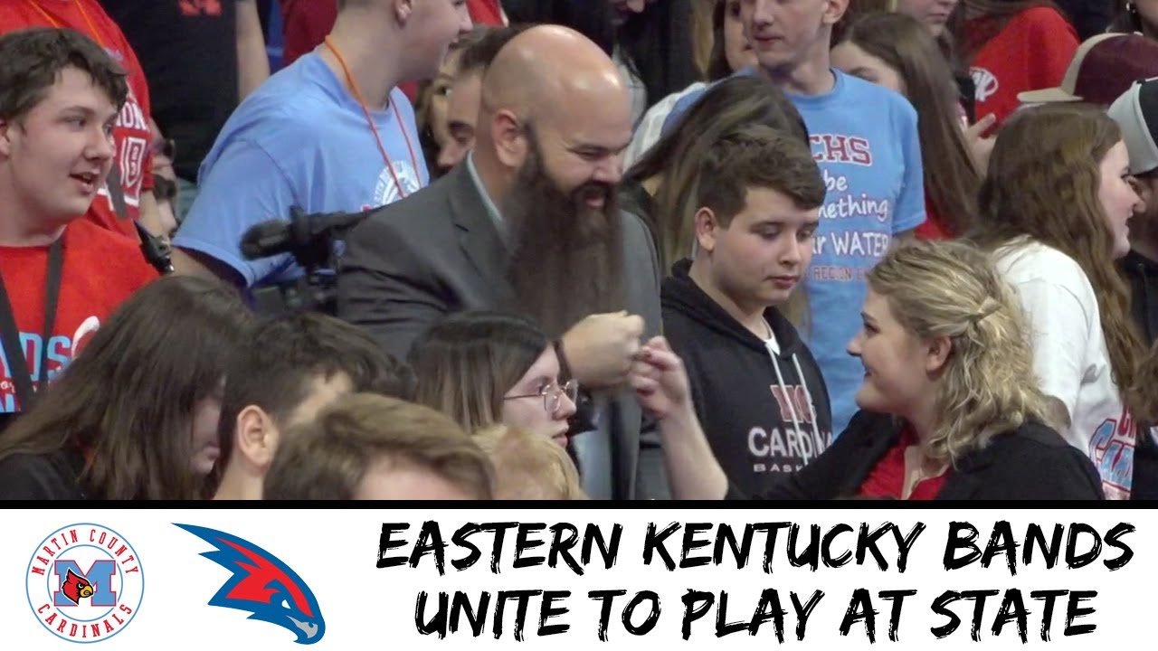 Martin County, Pike County Central Bands Unite to Play Together at Kentucky State Tournament