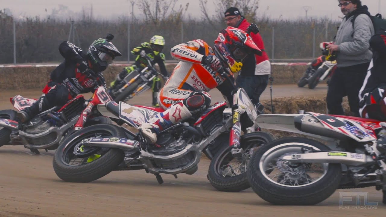 Insane footage of Marc Márquez, Jared Mees, Brad Baker practicing in Spain