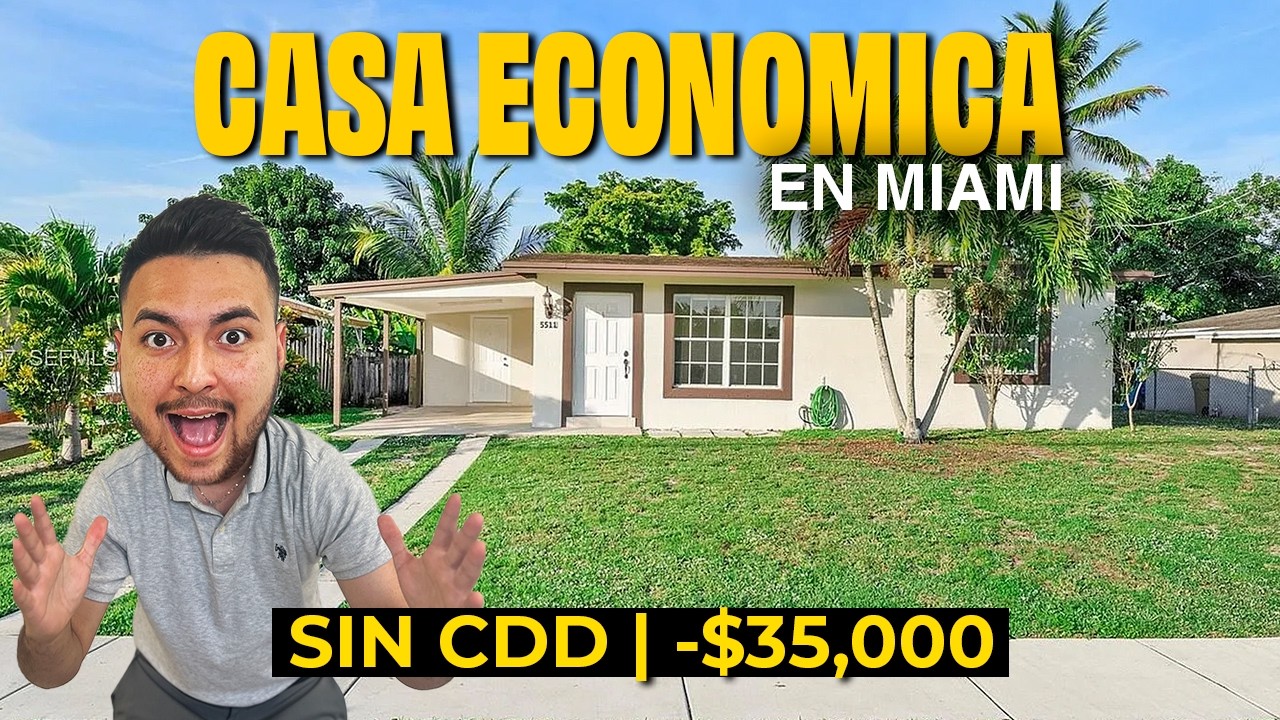 Casa Economica en Venta en Miami $35K de Reduccion de Precio | La mejor zona Sin HOA