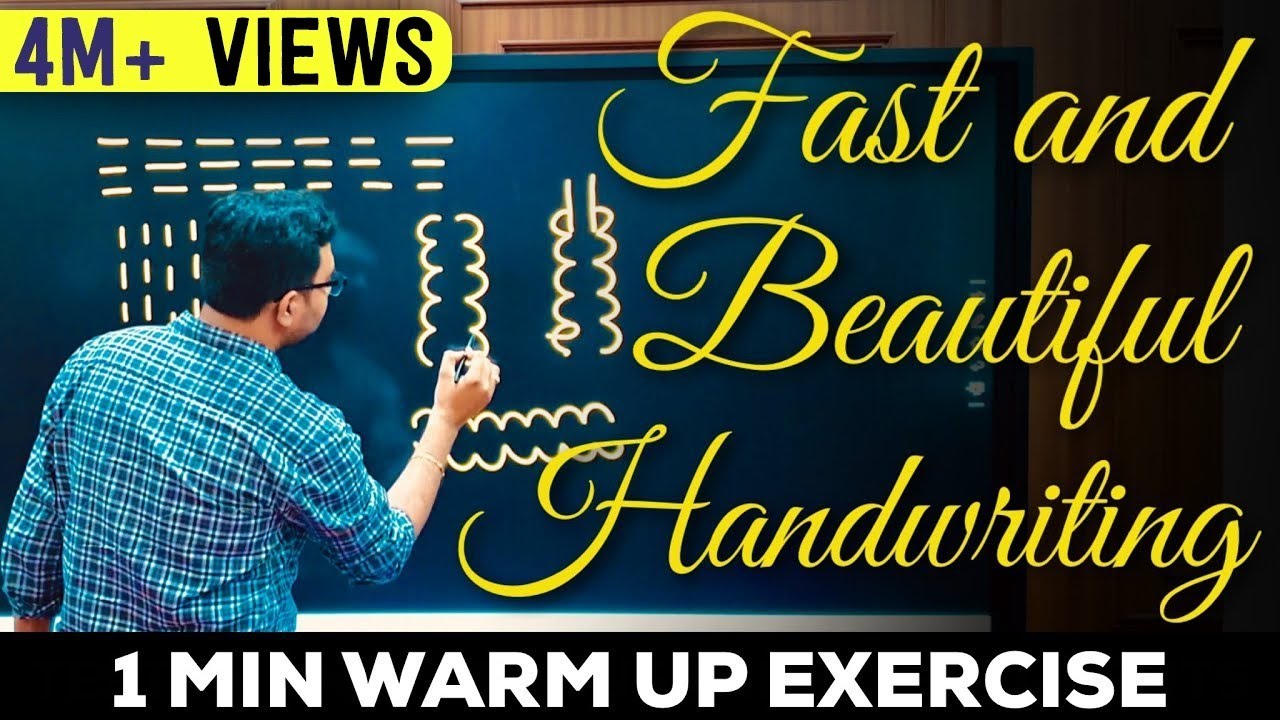 How to Improve Handwriting With A Simple Exercise! Write Much Faster & Get A Beautiful Handwriting