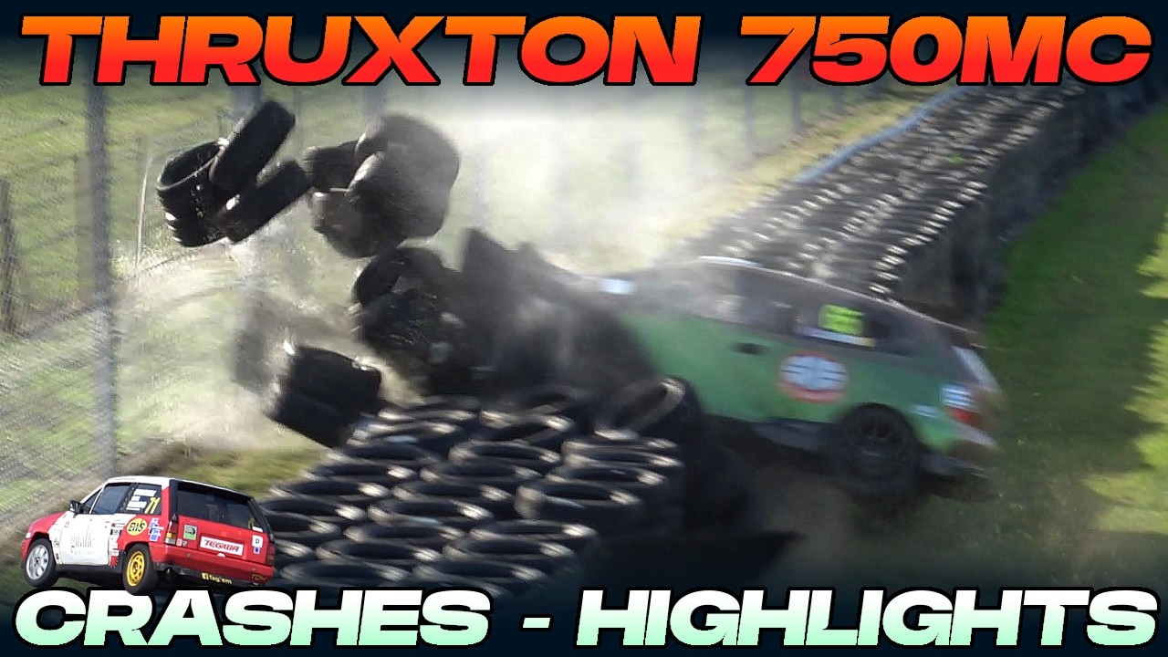 Thruxton Crashes & Highlights, 750MC, 26/9/26