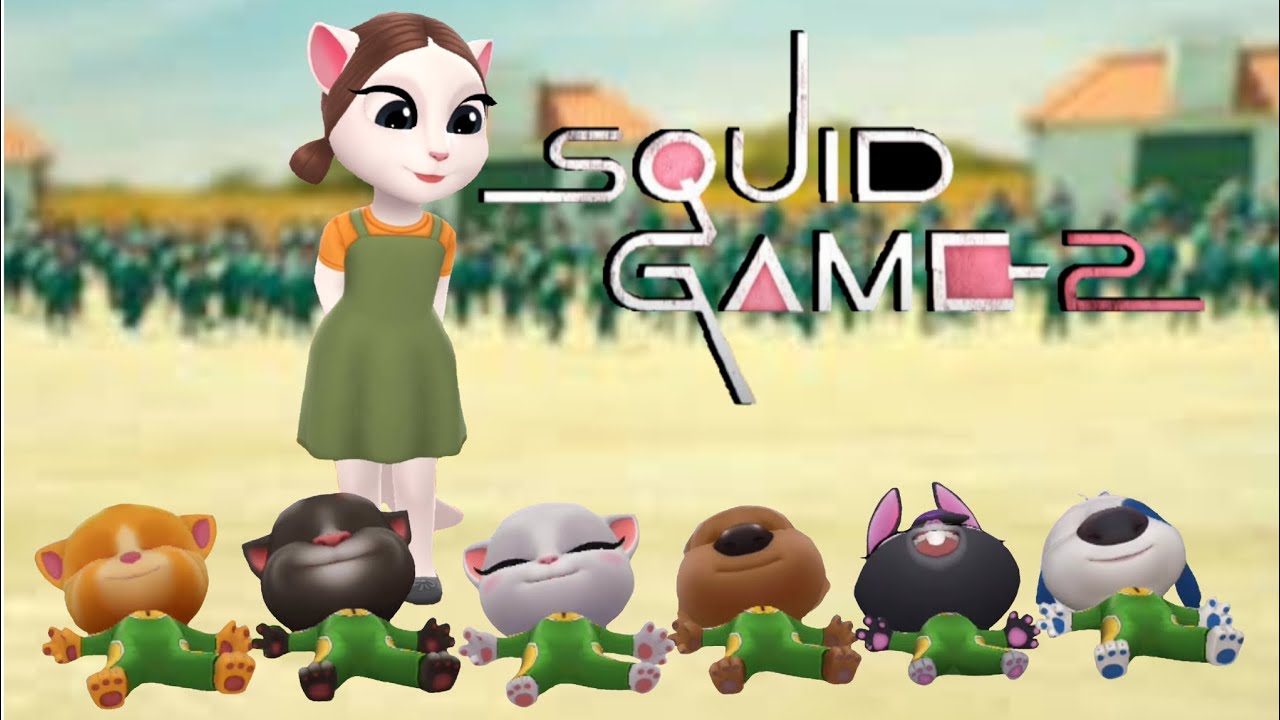 SQUID GAME SEASON 2 - MY TALKING TOM FRIENDS - SMILE