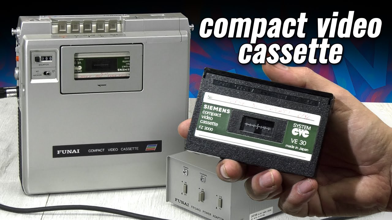 Le compact video cassette esistono dal 1980 ma nessuno le conosce - Funai CVC Technicolor