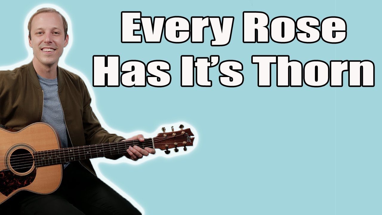 Poison Every Rose Has It's Thorn Guitar Lesson + Tutorial