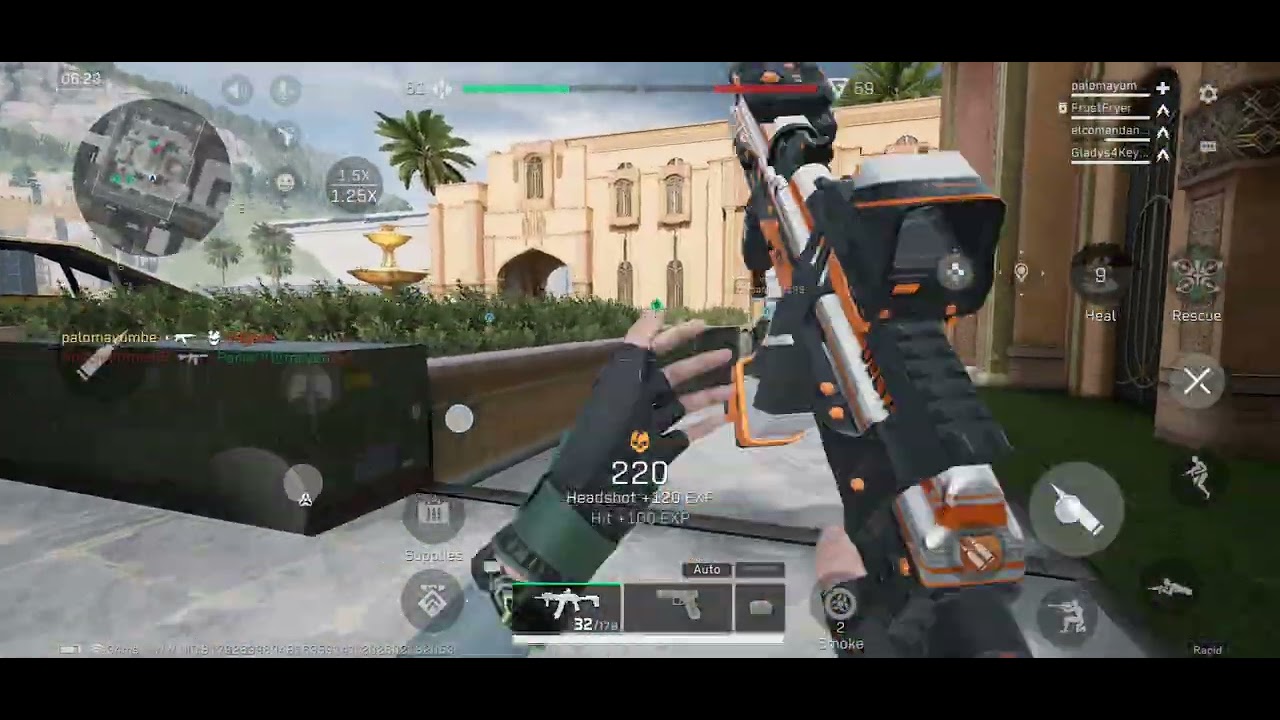Winning by 5 in #deltaforce mobile playthrough