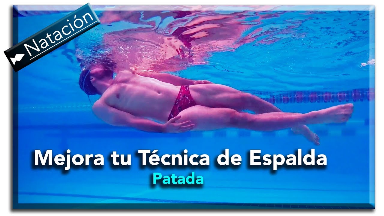 Nado de dorso/espalda técnica de patada. Como nadar.