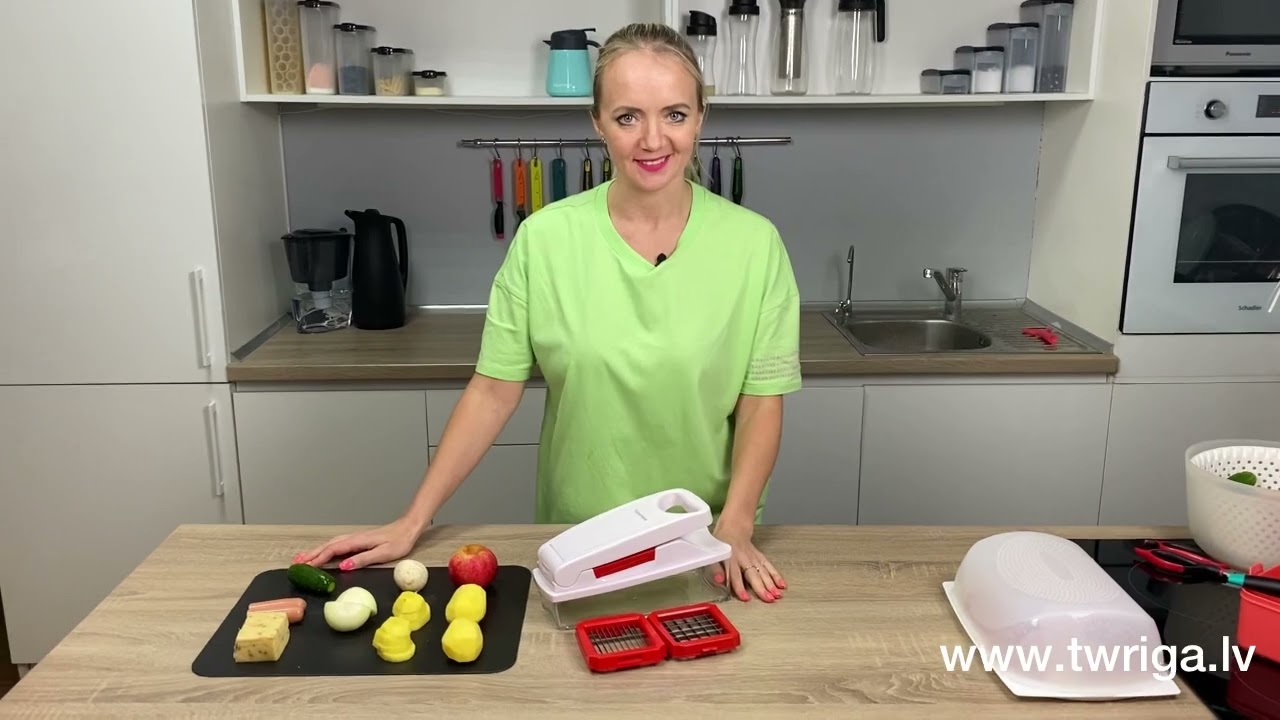 Tupperware Super Dicer. Тренинг по использованию. Наш сайт: www.twriga.lv