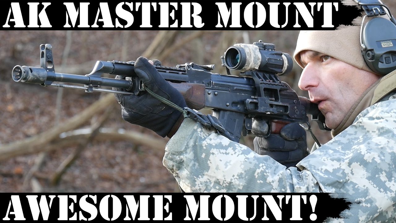 AK Master Mount — великолепное крепление для оптики АК!