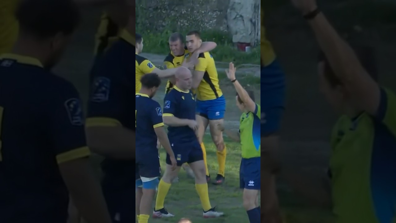SlowMo Rugby Try Art 😱#rugby #rwc2023 #gdynia #ukraine #arkagdynia #worldrugby #rugbyvlog