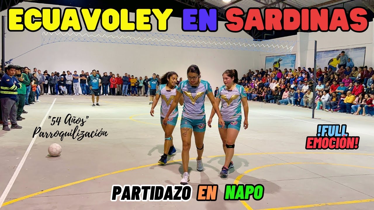 ✨✌🏽ECUAVOLEY en 𝐒𝐀𝐑𝐃𝐈𝐍𝐀𝐒🫵🏽✨≛Las Vivis vs SUB 45≛😱🇪🇨NAPO 2023 🗣️ Mujeres vs Hombres