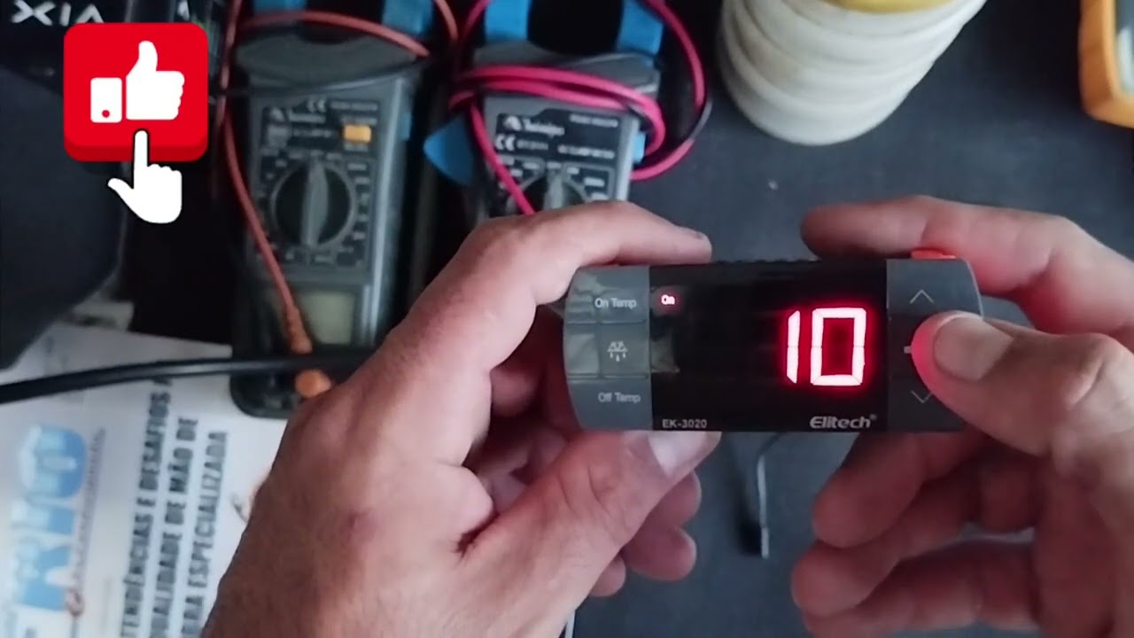 Como Programar O Controlador Elitech EK 3020 (programação completa)