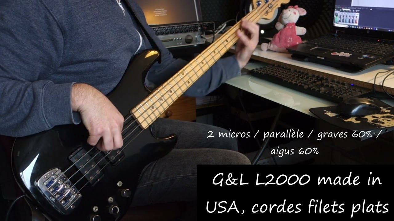 Test G&L L2000 (USA) / Partie 1 : cordes flatwound