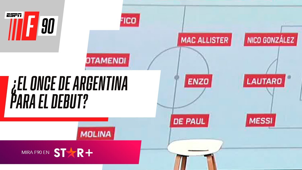 &iquest;YA EST&Aacute; EL ONCE? CALIENTE DEBATE sobre la FORMACI&Oacute;N de ARGENTINA para el DEBUT
