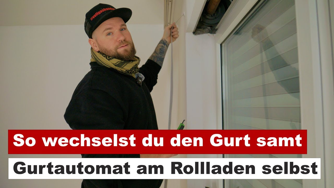 Rollladengurt selbst wechseln – Schritt für Schritt Anleitung vom Profi