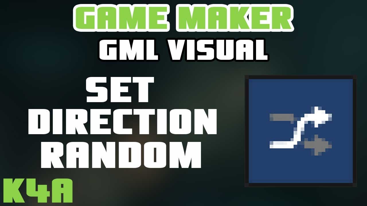 Set Direction Random - GameMaker GML Visual
