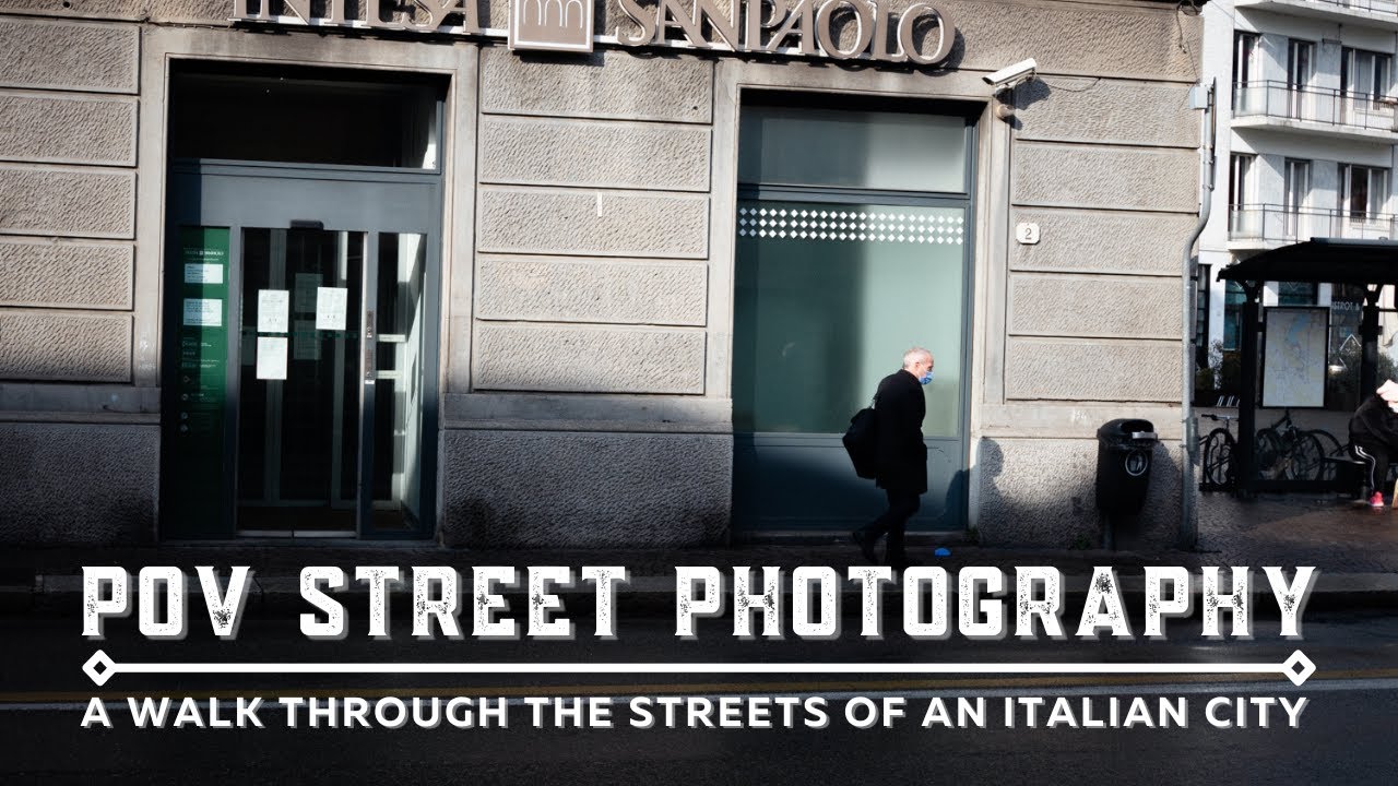 Point of View Street Photography in Italian City