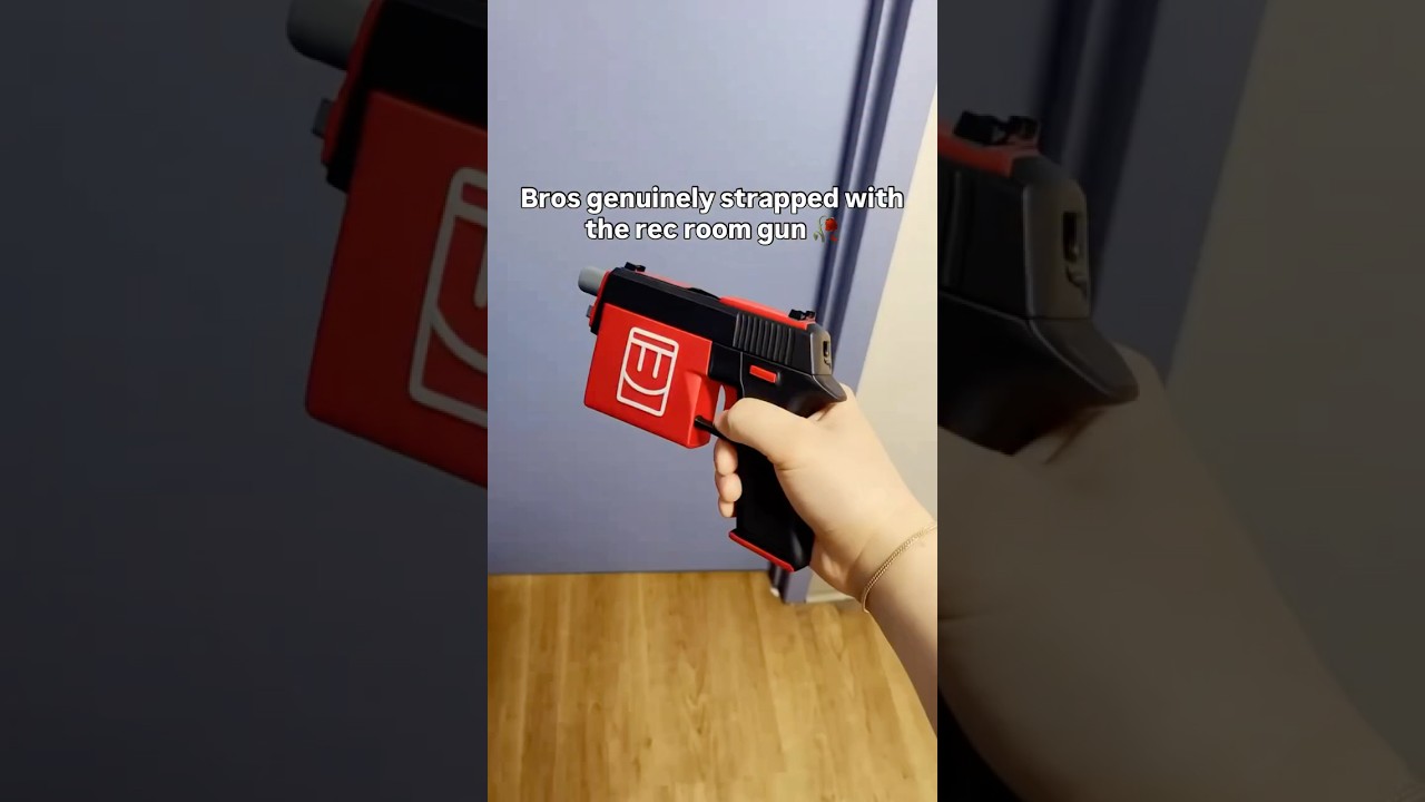 bro has the rec room paintball gun 💀