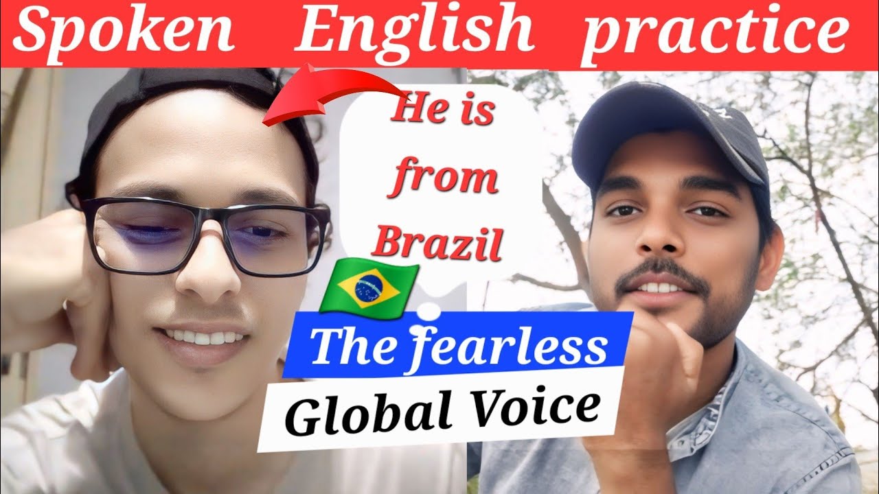 Spoken English Practice, practice with fluent speaker from brazil 🤯😱