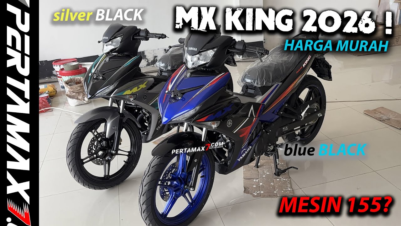 ADU Yamaha MX KING 2026 Terbaru Warna Silver Hitam VS Biru Blue Bagus Mana Harga Jogja Murah 155?