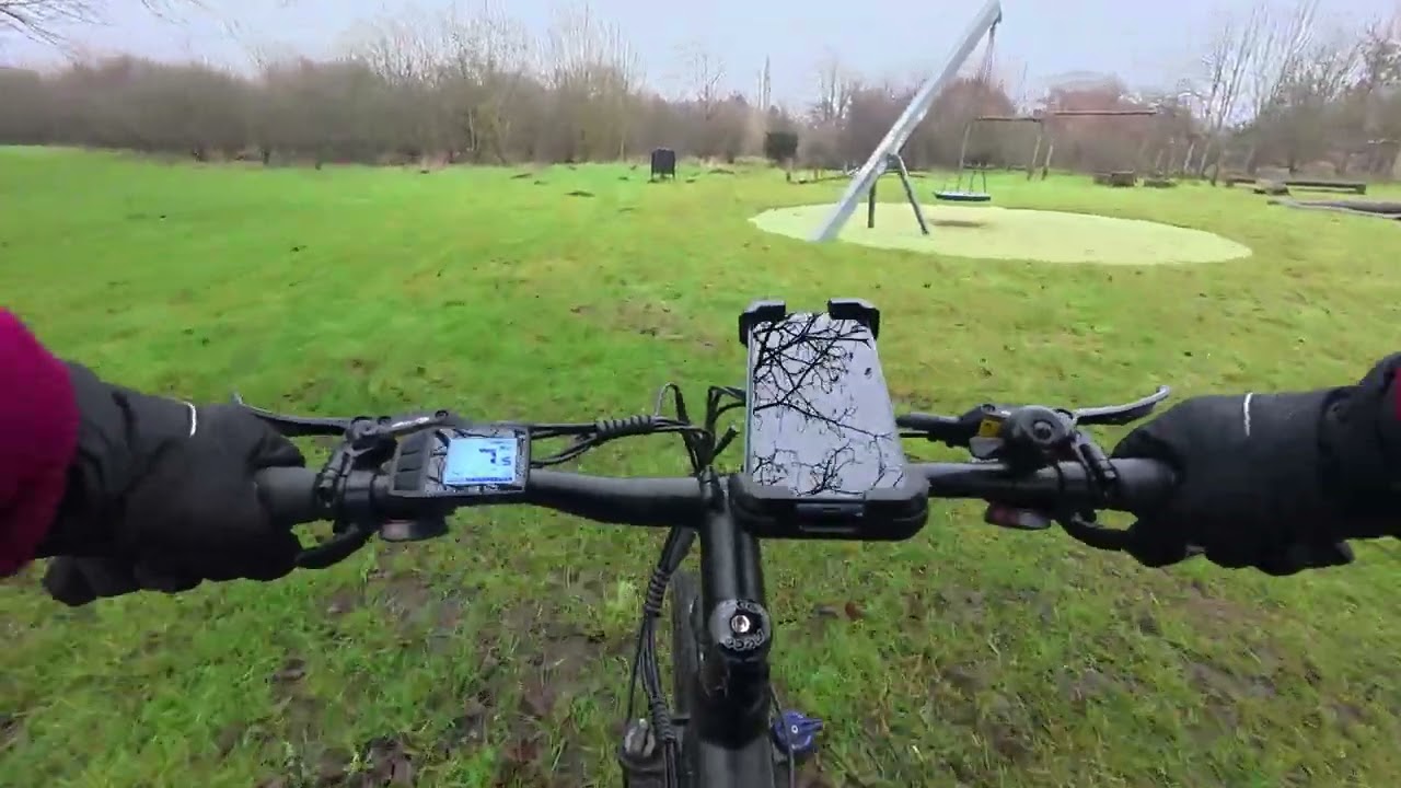 Out On My E Bike To Go Droning At Cantley Park And Doncaster Rovers Training Ground