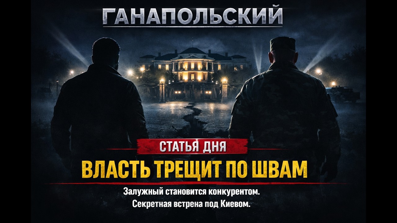 ГАНАПОЛЬСКИЙ - СТАТЬЯ ДНЯ! КРИЗИС В КОМАНДЕ ЗЕЛЕНСКОГО!