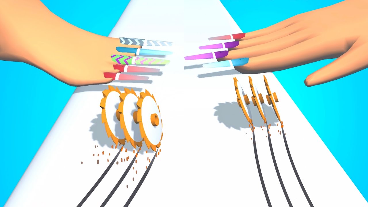 Slice Nails - Knife It | Satisfying and Relaxing ASMR Gameplay