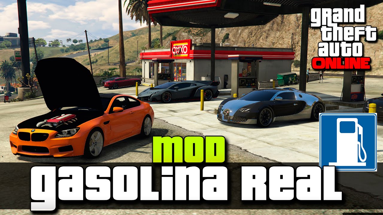 GTA V Super Realista - Mod de Gasolina, Autos, aviones, helicopteros, etc.., | Increible