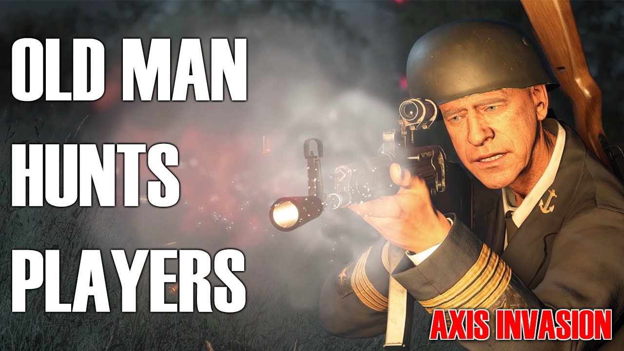 OLD MAN HUNTS PLAYERS in Sniper Elite 5! Axis Invasion 32